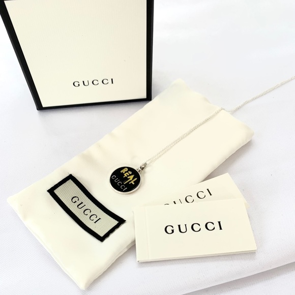 BRAND NEW Authentic GUCCI sterling silver pendant - Picture 2 of 6
